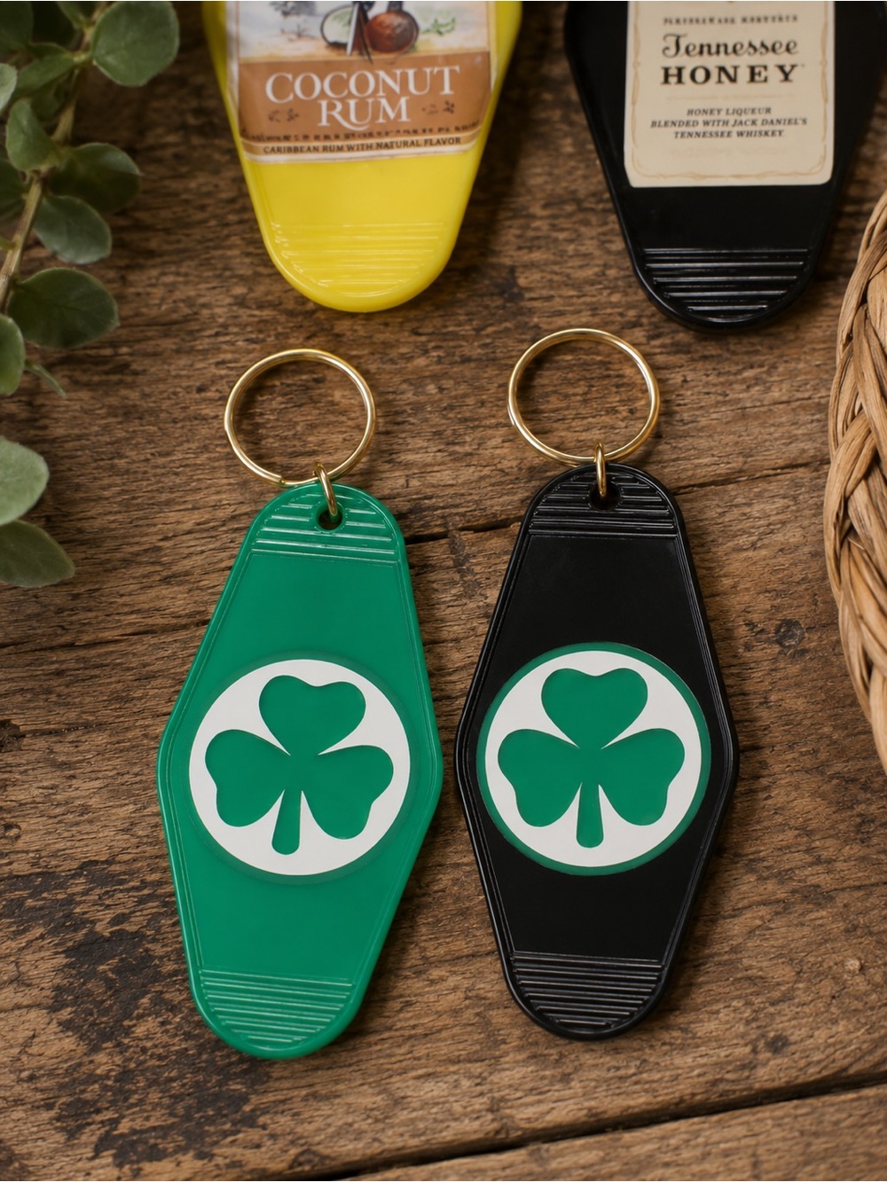 Clover Motel Keychains set of 2